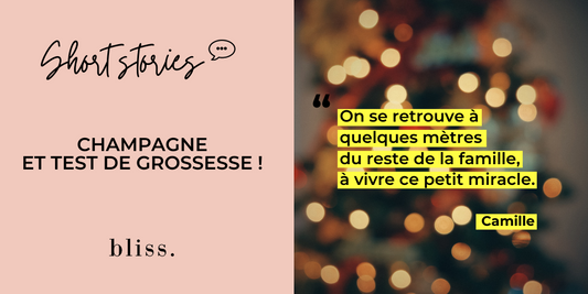 Un test de grossesse positif comme cadeau de Noël - Camille