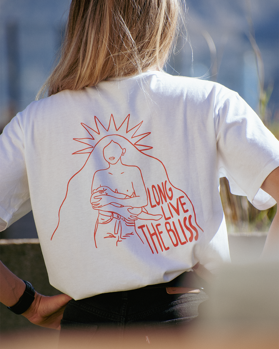 T-shirt femme "Long live the bliss"