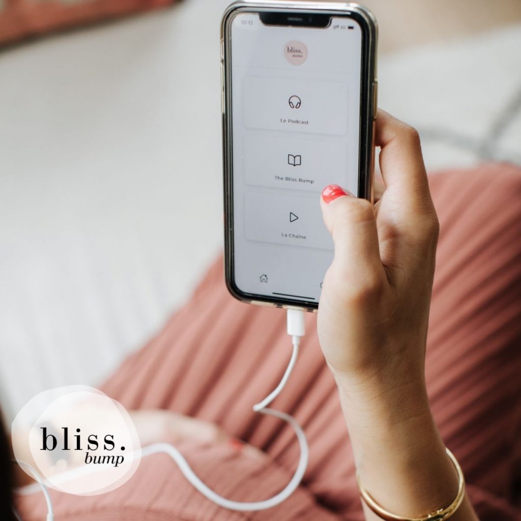 Bliss Bump : premier programme audio d'accompagnement à la grossesse